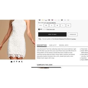 Lulus Lace White Halter Dress